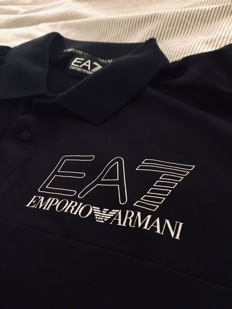 glasgowclothes's tweet photo. Treat yourself to an Emporio Armani long sleeve polo today... if you’re into your fashion, then the EA7 label is a MUST have in your wardrobe | #clothes #glasgow #glasgowfashion #discount #designer  #glasgowstyle #designerdeals #bargainshopper #bargain #emporioarmani #ea7 #armani https://t.co/LuBVfcFr78