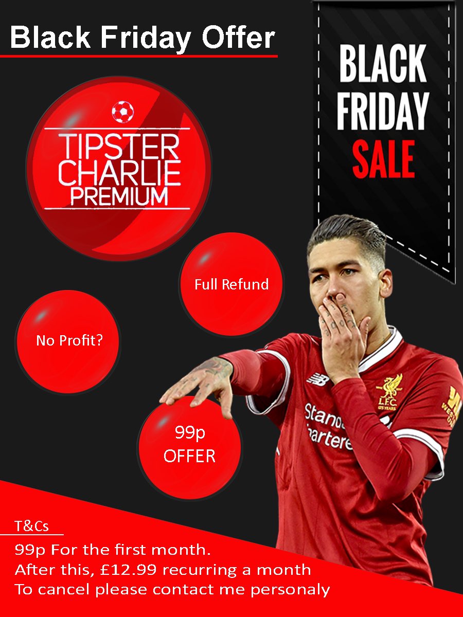 TipsterCharlie's tweet image. ⚫️BLACK FRIDAY SALE ⚫️

Get access to @Charlie_Premium &amp;amp; @Charlie__NBA FOR JUST £0.99 EACH!

This offer will expire MONDAY!

Get your first month for £0.99 and then it’s £9.99 for NBA &amp;amp; £12.99 for football!

Football ➡️ tipstercharlie.co/v-i-p-premium/

NBA ➡️ tipstercharlie.co/nba-basketball/