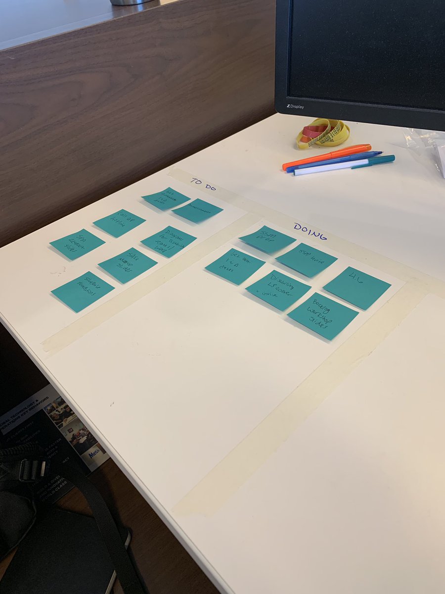 francescarudden's tweet photo. It’s filling up! Now accepting suggestions for WIP limits #deskkanban https://t.co/Hwr7qxQiuf