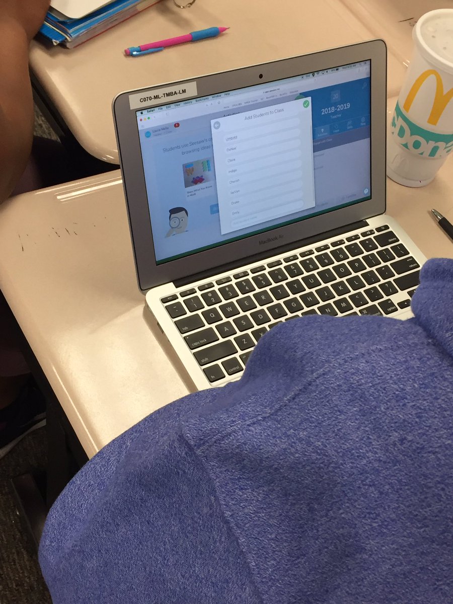 RenaSharp9's tweet photo. Loved sharing @Seesaw with the @OPS_Kellom #AllStar Ts. Teachers were jumping for joy at all the amazingness it has to offer and can’t wait to get started in the classroom! Thanks @KinsellaMs for presenting with me! I think we ignited a spark in the building! #seesawchat https://t.co/LUlOj6GK7g