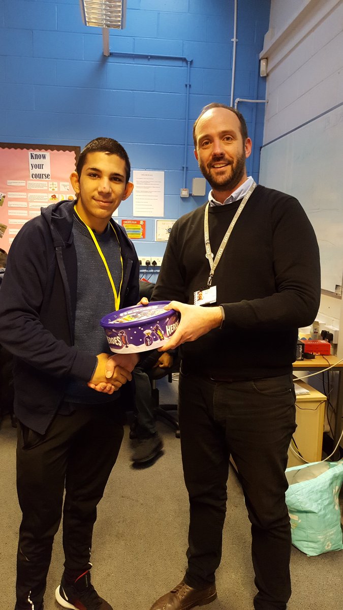 BenRe70's tweet photo. Celebrating 100% attendance with (aptly named) "Heroes" chocolates, and the AMAZING prize of 4 x pairs of tickets to see Little Mix, Ellie Goulding, Cheryl, The Vamps, Zara Larsson, Mabel, Rak-Su, and James Arthur. Well done to all!! #BeAmazing #TMC https://t.co/FDtFY2WGzH