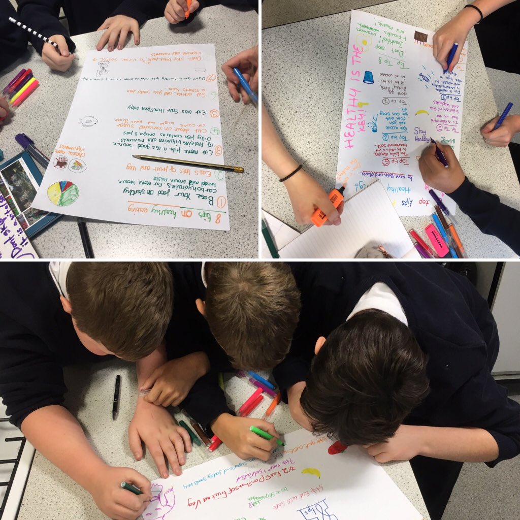 TitusSaltTech's tweet photo. Year 7 on a treasure hunt today finding the 8 top tips of healthy eating. https://t.co/KGEUrZRLdd