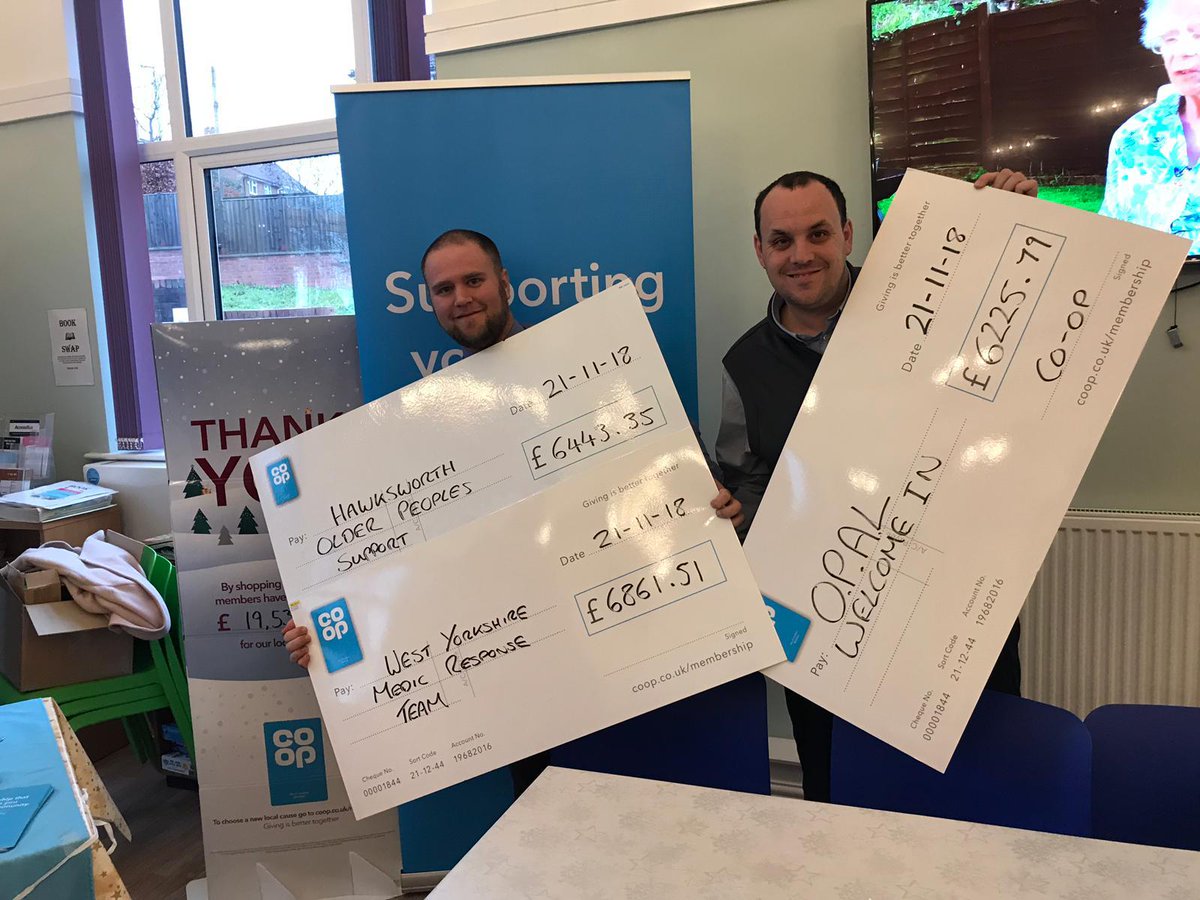 Great start to our #Celebration of the money raised by members for #LocalCauses @OPALLeeds16 . Thanks all colleagues, causes & customers for attending. More to come in Saturday in stores. @CoopAdel @coopukcolleague #TheCoopWay @CP_Whitf @JoWhitfield_ @CFLCharity @furnivalderek