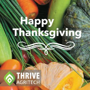 Happy Thanksgiving to you and yours!

#Thanksgiving #turkey #holiday #grateful #thankyou #LED #thriveagritech #technology #sustainable