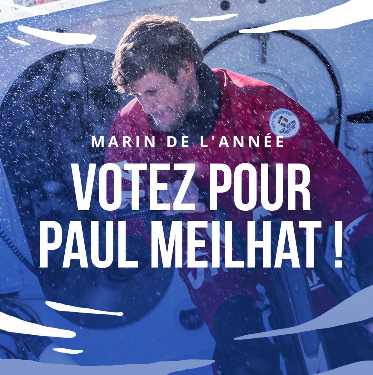 echappee_bleue's tweet photo. 👑 ⛵ A vos votes !
@PaulMEILHAT est en lice pour l’élection du Marin de l’année 2018 grâce à sa victoire sur la #RDR2018 !
🗳 Soutenez-le : https://t.co/lZjDGGRJmh
Le nom du grand gagnant sera révélé le 8 décembre au @NauticParis. https://t.co/GfDQVFdhQA