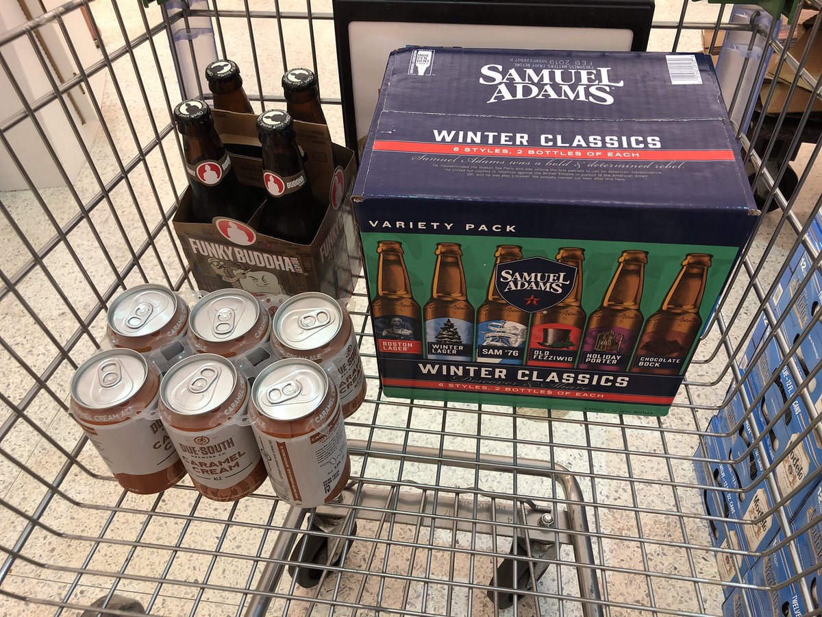 brainbuffet's tweet photo. When you go to #Publix to grab soda for the kids for #thanksgiving but get sidetracked. 

Seriously though, #NoCrusts by @funkybuddhabrew is amazing... https://t.co/TulIBAzCCP