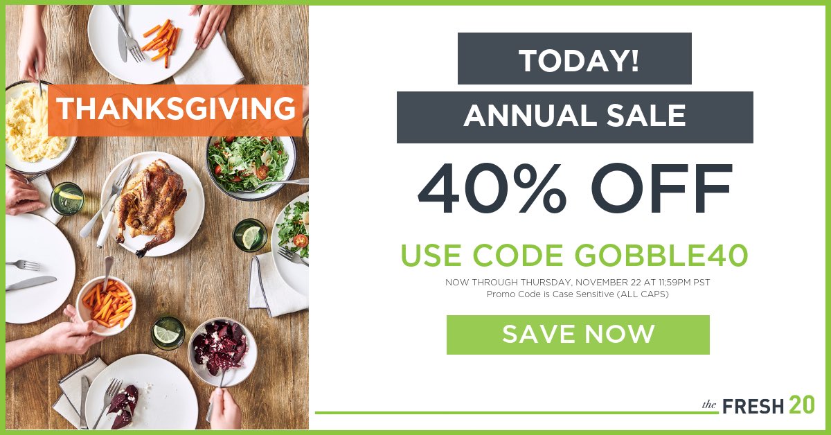 It’s time!! Use Code: GOBBLE40 to grab one of our annual plans for less than $1 a week!