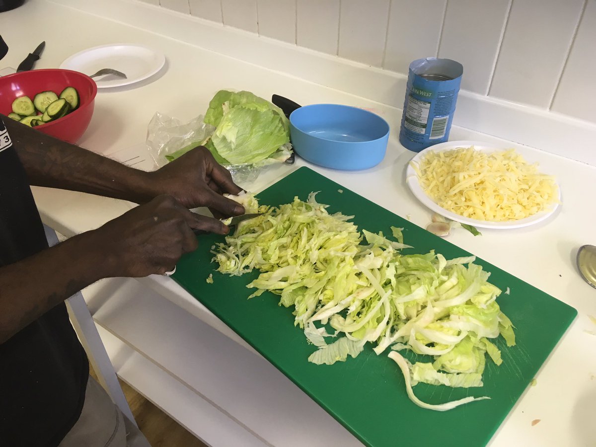 Janice Mawaka-Muradzikwa (@janice_tige) on Twitter photo In today’s Cook your lunch group the service users made jacket potatoes and discussed healthy eating. Everyone enjoyed their lunch! <a href="/WillsherAlice/">Alice Willsher</a> @Catheri58904653 <a href="/SashaJs1980/">Sasha Singh</a> <a href="/ErimHaider/">Erim Haider</a> <a href="/ElftOt/">ELFT Occupational Therapy Services</a> <a href="/NHS_ELFT/">East London NHS Foundation Trust (ELFT)</a> In today’s Cook your lunch group the service users made jacket potatoes and discussed healthy eating. Everyone enjoyed their lunch! <a href="/WillsherAlice/">Alice Willsher</a> @Catheri58904653 <a href="/SashaJs1980/">Sasha Singh</a> <a href="/ErimHaider/">Erim Haider</a> <a href="/ElftOt/">ELFT Occupational Therapy Services</a> <a href="/NHS_ELFT/">East London NHS Foundation Trust (ELFT)</a>