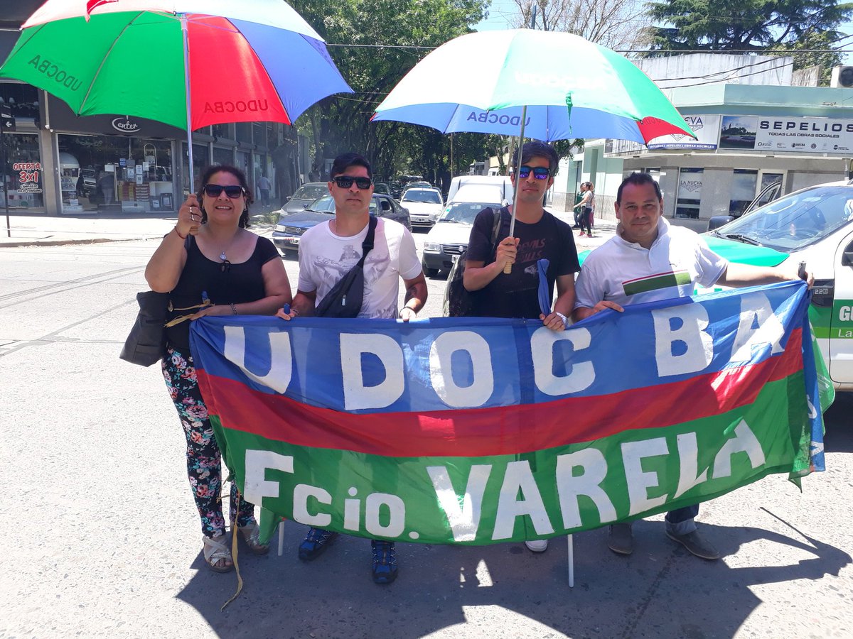 UdocbaVarela's tweet photo. Día de protesta! Actividad distrital #VarelaPresente https://t.co/zuw1WSajvD
