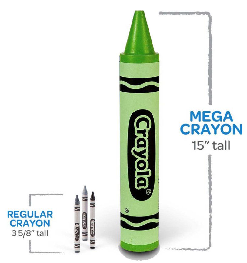 Debbie Ridpath Ohi on X: I also ordered a giant purple and green @Crayola  crayon to inspire me while I work on illustrating #GurpleAndPreen. I have  no idea where I'm going to