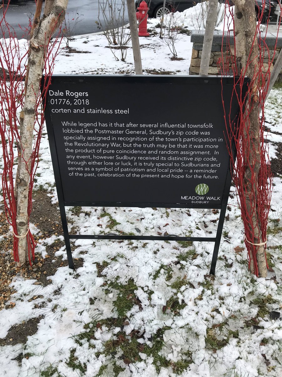 nationaldevelop's tweet photo. Great day (Thanksgiving Eve) to unveil a new piece of commissioned #publicart @Meadow_Walk in Sudbury.  #01776 @Sudbury_Town #celebratecommunity @JanieDretler @paanirest https://t.co/levIiqVRNi