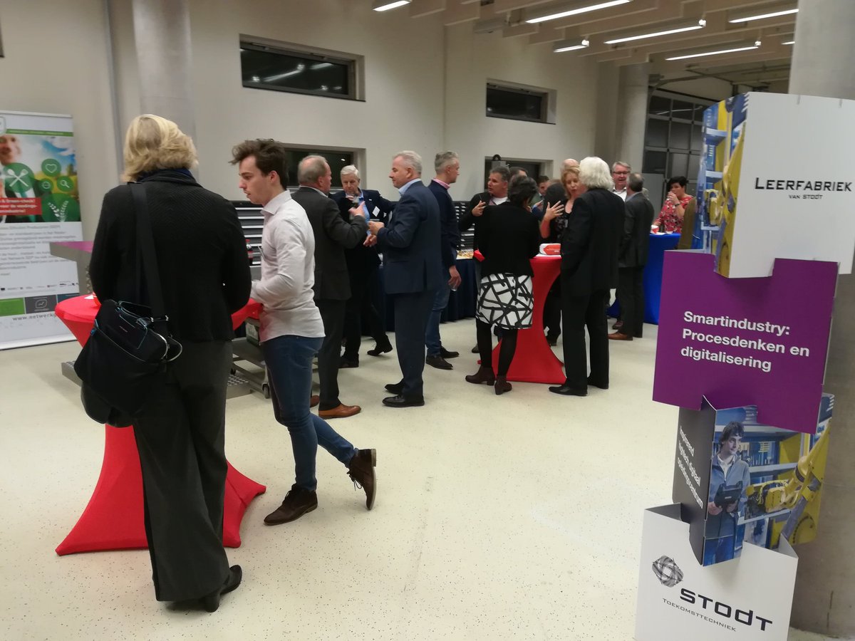 Afsluitende netwerkborrel TechWise Twente bij de Leerfabriek <a href="/STODT/">STODT</a>