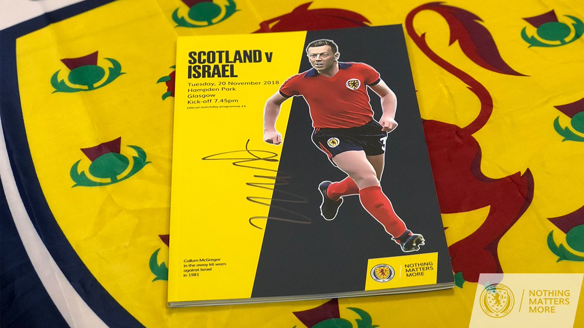 Fancy winning a signed programme by last night's hat-trick hero James Forrest?

1️⃣ RT this tweet
2️⃣ Follow this account
3️⃣ Reply and tell us: which other player who started against Albania and Israel has scored a hat-trick for Scotland? 🤔