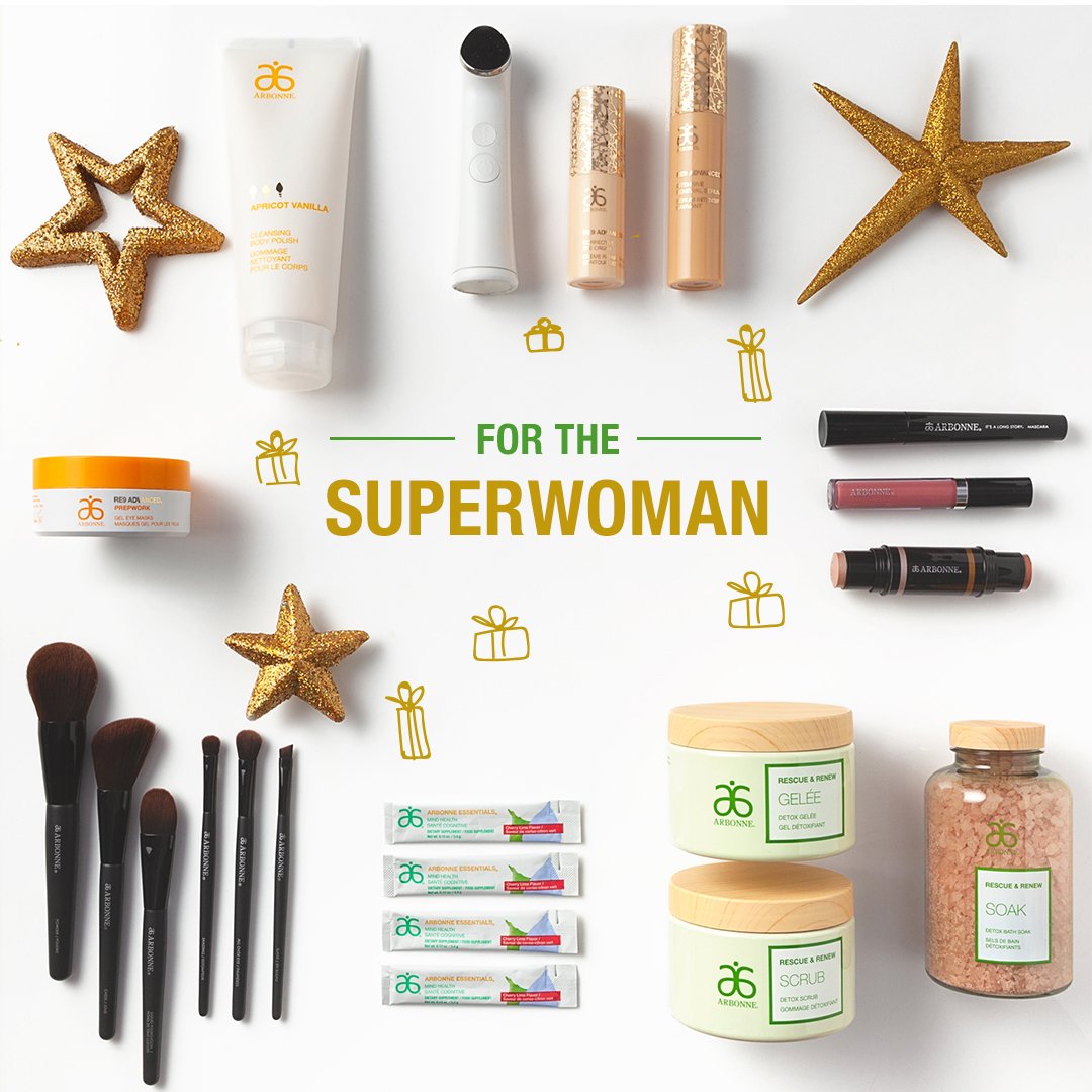 arbonne's tweet image. She does it all and makes it look easy! We call her superwoman and she deserves some super pampering with botanically inspired gifts that celebrate her super-self. bit.ly/2Txsi68 #ArbonneHoliday #Holiday #Arbonne #giftguide