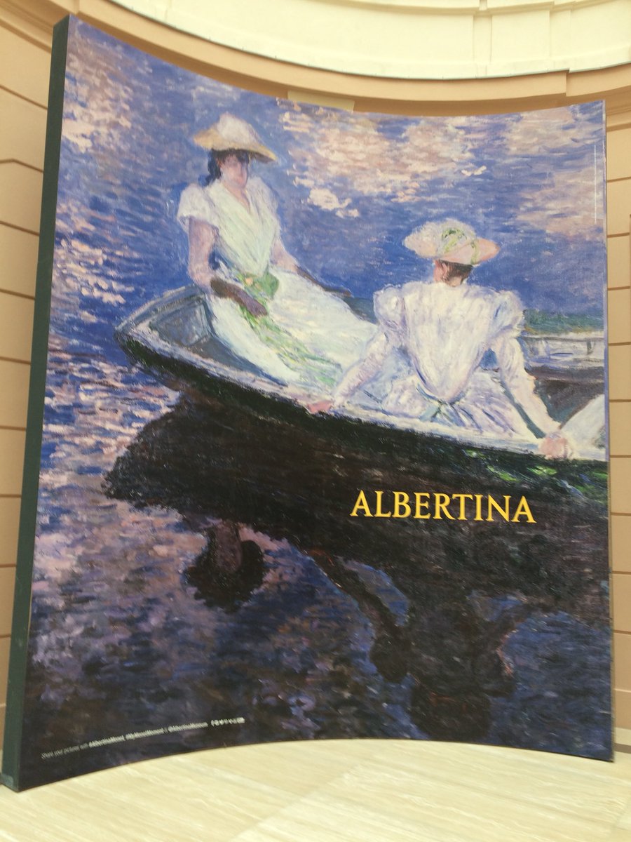 v_brandner's tweet photo. Diese #Monet-Ausstellung in der #Albertina in #Wien zeigt, dass #ClaudeMonet wahrlich als „Meister des Lichts“ bezeichnet werden darf. Faszinierend die Auseinandersetzung mit der Pflanzen- und Wasserwelt in #Giverny. https://t.co/0nybYDwS99