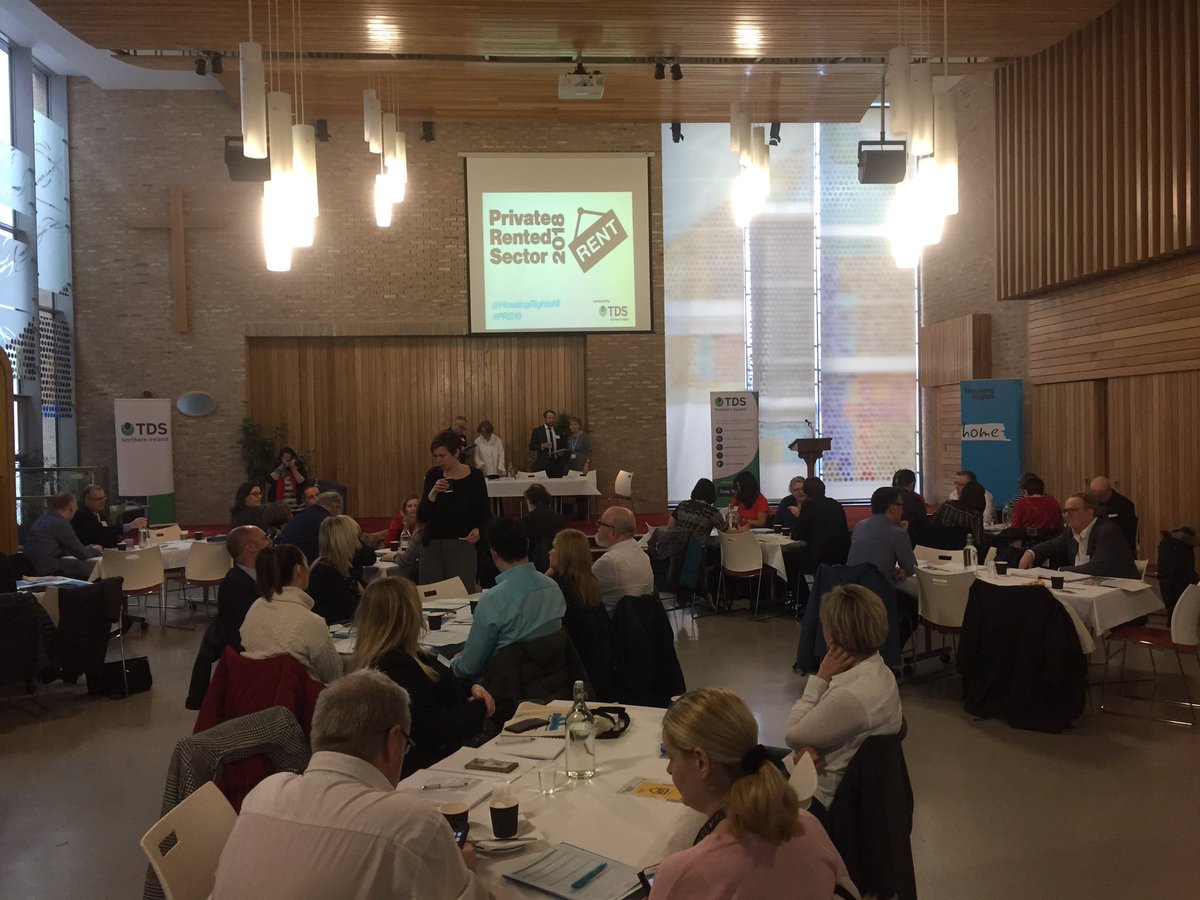 SonyaBigg's tweet photo. And thatโs a wrap for my first #PRS18 conference @HousingRightsNI Fantastic day for all involved with plenty of food for thought going forward #wheneveryonehasahome https://t.co/iABlXoxAk6