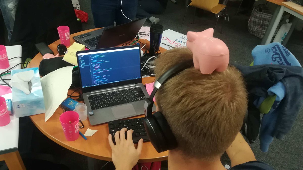 ABFG (@abfgd4g) on Twitter photo Au tour de Florian de se faire surveiller par Piggy au #Design4green... Hope you #dontcodelikeapig !
<a href="/Design4Green/">Design4Green</a> <a href="/groupeesaip/">ESAIP École d'Ingénieurs</a> Au tour de Florian de se faire surveiller par Piggy au #Design4green... Hope you #dontcodelikeapig !
<a href="/Design4Green/">Design4Green</a> <a href="/groupeesaip/">ESAIP École d'Ingénieurs</a>
