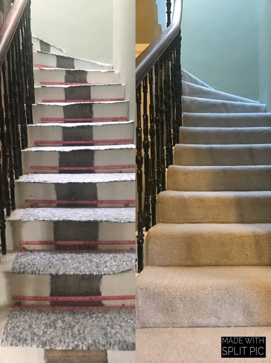 SwiftCarpet's tweet photo. Concrete #stairs converted to #grey quality #carpet #swiftflooring https://t.co/3F86G9aTJw