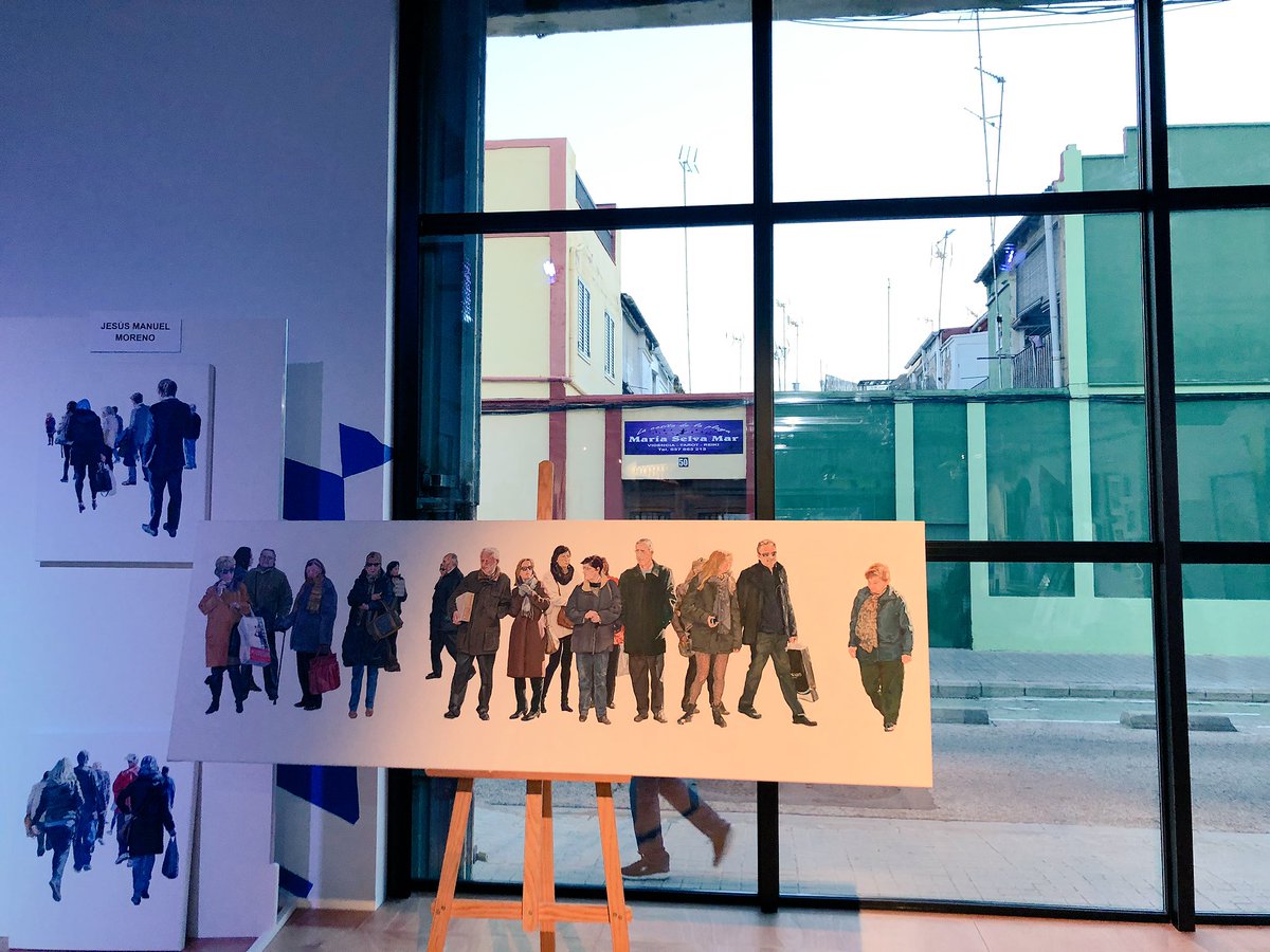 #LFDHº hoy celebra el primer #ValenciaArtMarket con <a href="/Shakingarts/">Shaking Arts</a> 

Obra: Jesús Manuel Moreno 〰️