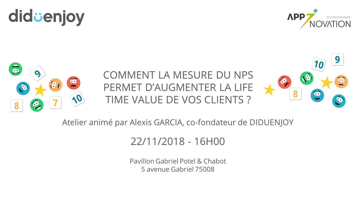 diduenjoy (@diduenjoy) on Twitter photo Retrouvez-nous demain (jeudi 22 novembre) au salon #AppInovation ! <a href="/grc_alexis/">Alexis Garcia</a> présentera à 16h les meilleurs cas pratiques pour engager vos clients. Les inscriptions sont ici ➡️ app-inovation.fr/ateliers.php #CustomerExperience #Salesforce #CRM Retrouvez-nous demain (jeudi 22 novembre) au salon #AppInovation ! <a href="/grc_alexis/">Alexis Garcia</a> présentera à 16h les meilleurs cas pratiques pour engager vos clients. Les inscriptions sont ici ➡️ app-inovation.fr/ateliers.php #CustomerExperience #Salesforce #CRM