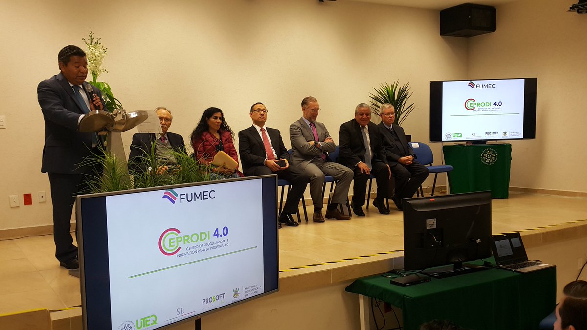 FUMEC_ORG's tweet image. Inauguramos el Centro de Productividad e Innovación para la Industria 4.0 (CEPRODI 4.0) @uteqmx @SE_mx #Prosoft #SEDESU