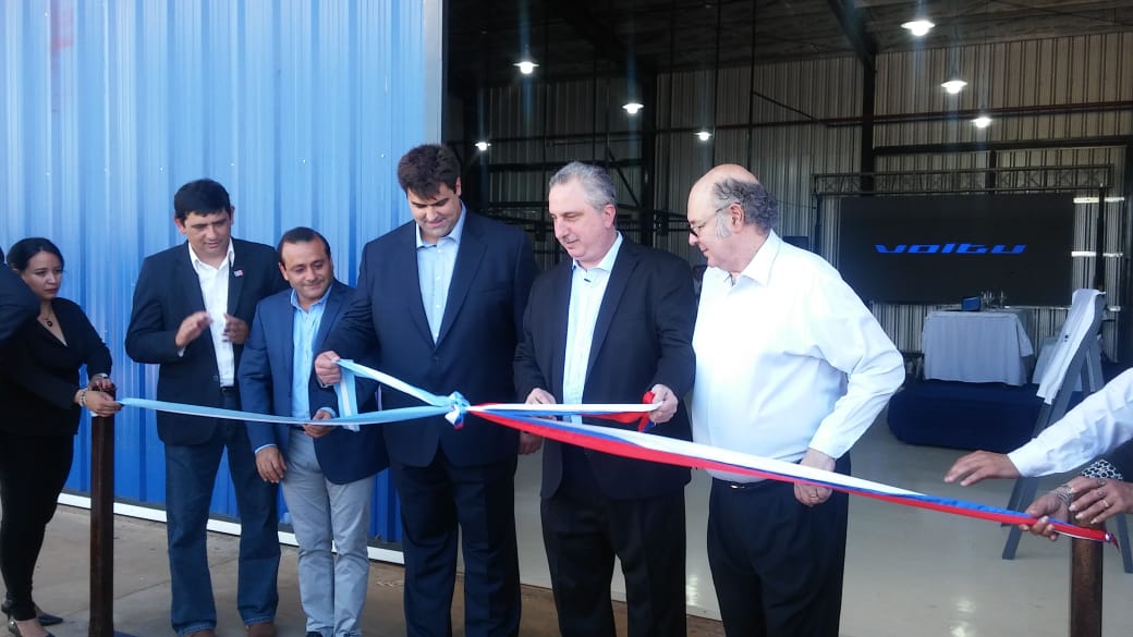 jorgekurrle's tweet photo. (AHORA) #Inauguración de la planta de #Voltu en #ParqueIndustrial @passalacquaok #GuillermoGebhart @herrerayflia @lichowski móvil @GalarzaGerman https://t.co/2Qks08iUbx
