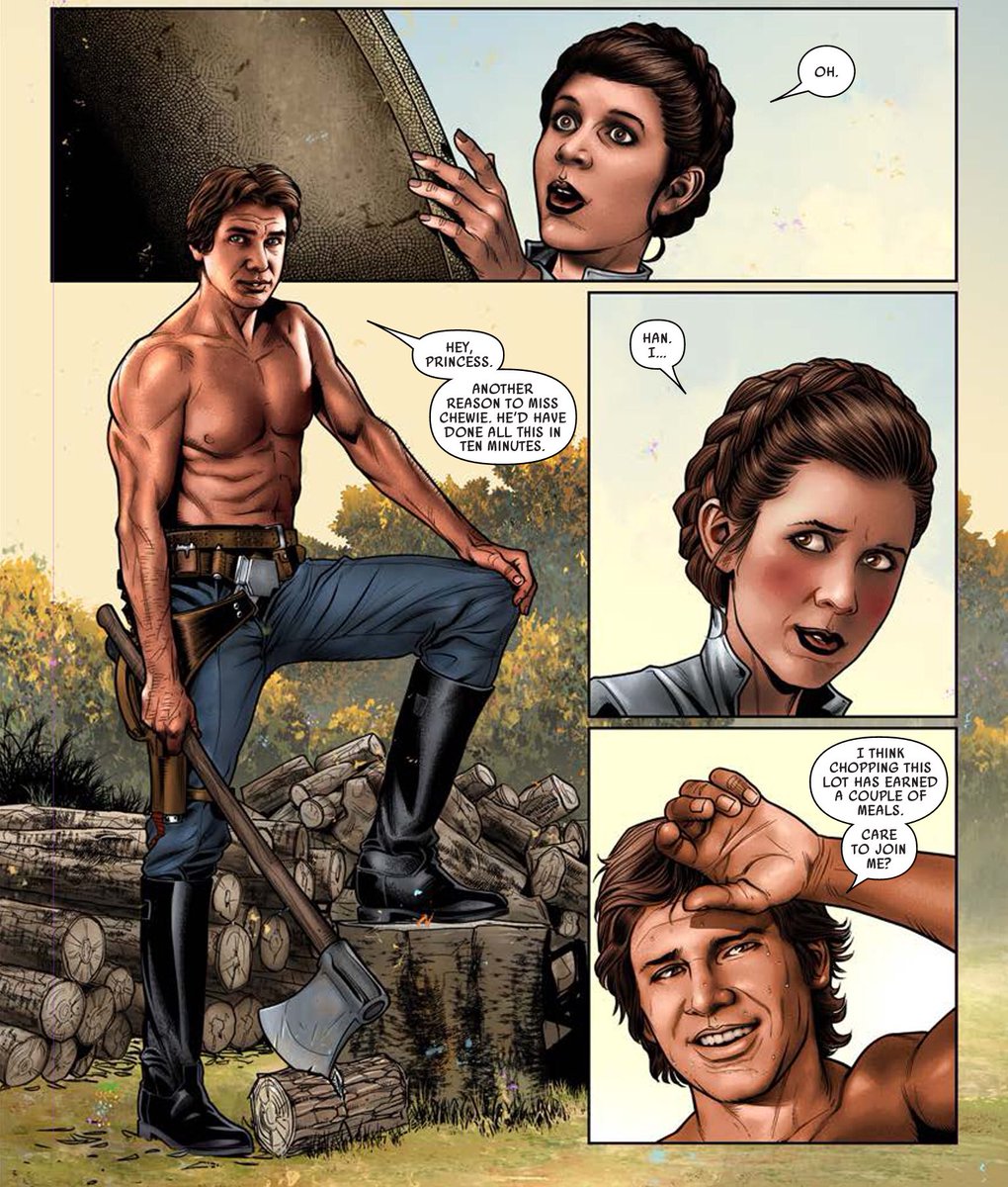New canon comics, this reminds me of a scene from TLJ r/StarWars