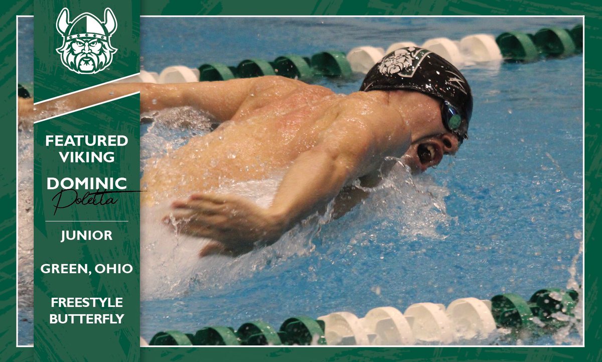 CSU_SwimDive's tweet photo. This week our “Featured Viking” is Dominic Poletta! Dominic is double-majoring in Urban Studies &amp; Environmental Studies at CSU 🌎🌃 He’s no stranger to Busbey Natatorium... He competed here for OHSAA District swim meets &amp; his mom has been his coach since Dominic was 6 years old! https://t.co/7zyjZHhLKf