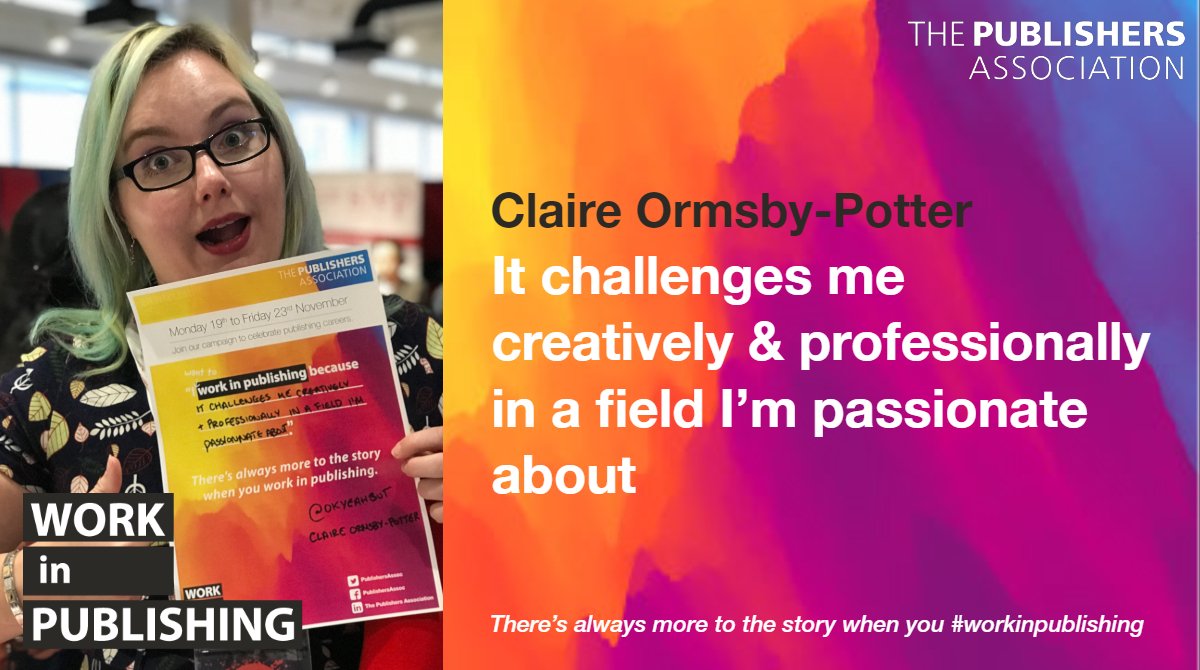 PublishersAssoc's tweet photo. It was brilliant chatting to Claire @okyeahbut at the #SYPconf18 last weekend. For a chance to win a Full Membership to the @SYP_UK, simply follow @PublishersAssoc and tell us why you want to #workinpublishing https://t.co/KydwIvBzVh https://t.co/0sXVSFSoJD