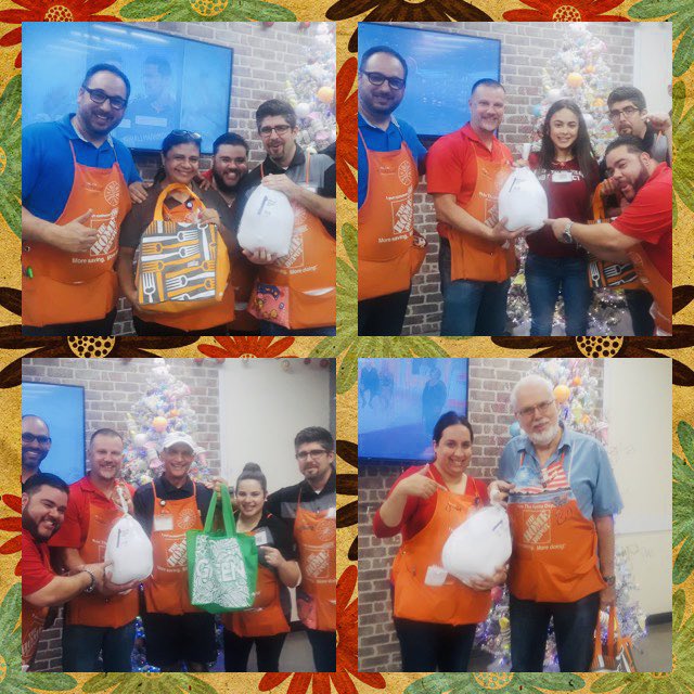 Leyanis_HD's tweet photo. Giving back and Giving Thanks to our associates this Thanksgiving #team0277 #THDHolidayCaptain #VOA2018 https://t.co/5aH8qF3kSK