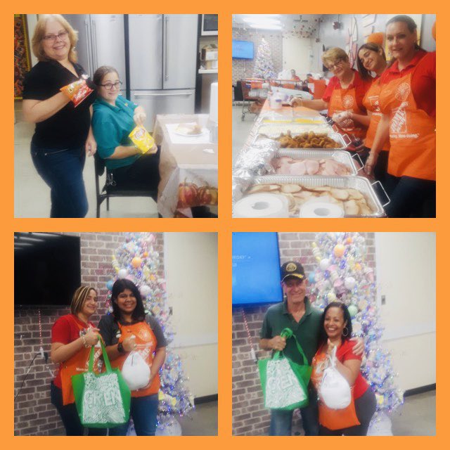 Leyanis_HD's tweet photo. Giving back and Giving Thanks to our associates this Thanksgiving #team0277 #THDHolidayCaptain #VOA2018 https://t.co/5aH8qF3kSK
