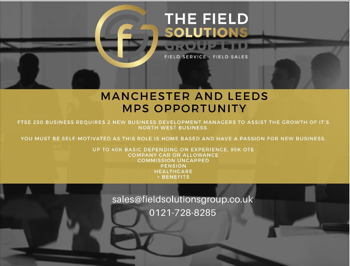💥Hot Job Alerts Today💥
◾️0121-728-8285
◾️ CV’s to - sales@fieldsolutionsgroup.co.uk