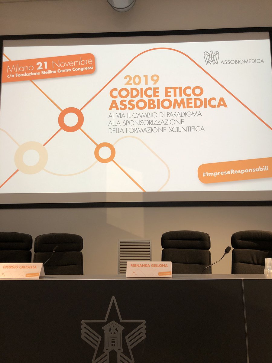 FernandaGellona's tweet image. Oggi a Milano per parlare di #etica; le imprese dei #dispositivimedici investono, innovano, offrono soluzioni ai bisogni di salute in #trasparenza