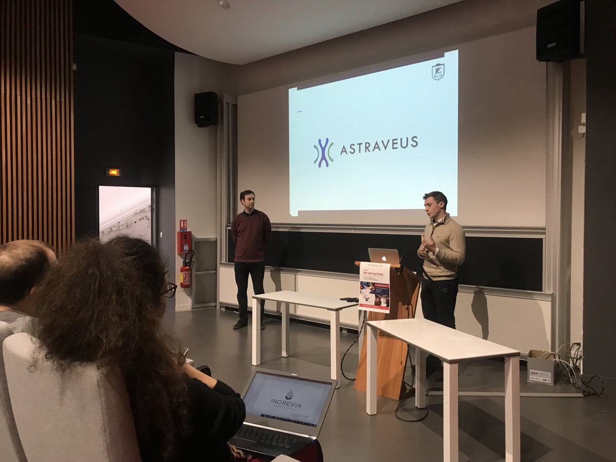 ESPCI_Paris's tweet photo. #PCUPdating Les #startup de @PCup_ESPCI se prettent au jeu et se présentent devant les étudiants @astraveus @greenerwave #Inorevia @KapseraSAS 1/2 https://t.co/XDLVJmamSi