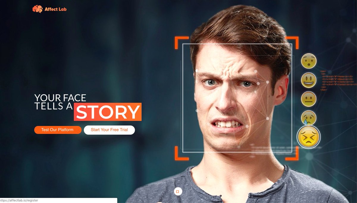 ProductRambler's tweet image. We have launched our updated #FacialCoding website that allows you to try it directly in your #browser facial.affectlab.io @entropiktech #EmotionAI #emotions #marketing #ADVERTISING #CustomerExperience