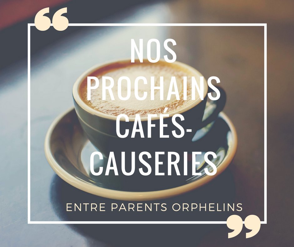 ParentOrphelin's tweet photo. Le prochain café aura lieu au centre communautaire Ahuntsic à Montréal le 5 décembre de 18h30 à 20h30. SVP confirmez votre présence à info@parentsorphelins.com https://t.co/cXpKtzwpaq