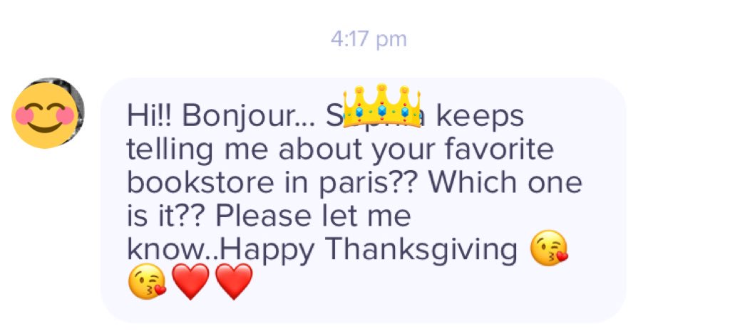 MrsBerlatsky's tweet image. Just received my favorite message ever from a student’s parent, as their family is traveling in France. #keepthemlearning #readinglife #peacelovefirst #VikingVoyage19 #thankful @Shakespeare_Co