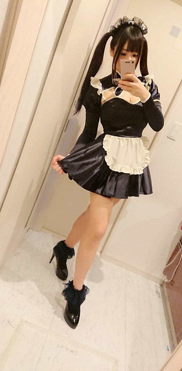 dotetinyui's tweet photo. サイバーメイドさん。今朝は寒い😭 https://t.co/KKyDVlWgXr