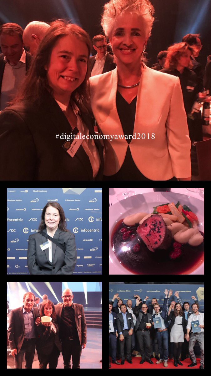 AndreaJerger's tweet image. Gut Zusammengefasst mein Abend beim #SDEA18 #DigitalEconomyAward 
Danke für die Einladung liebe @StandortZurich