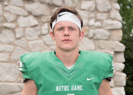 suntimes_preps's tweet photo. π2018 ALL-AREA TEAM π
RB Ty Gavin, @nddons
Gavin starred as a two-way player for Notre Dame on its run to the Class 6A semifinals. He ran for over 1,400 yards, scored 26 touchdowns and played a key role on defense with 51 tackles and four interceptions. #CSTGameWeek https://t.co/sNJNhodaq5
