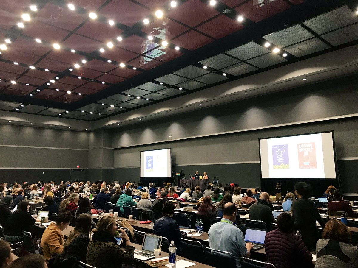 macmillanreads's tweet photo. ✨📚Thank you again to all of the fantastic #educators who attended @gaepol’s session and book signing at @ALANorg! #ALAN18📚✨
#ALAN2018 https://t.co/GcFDNrN5Lh