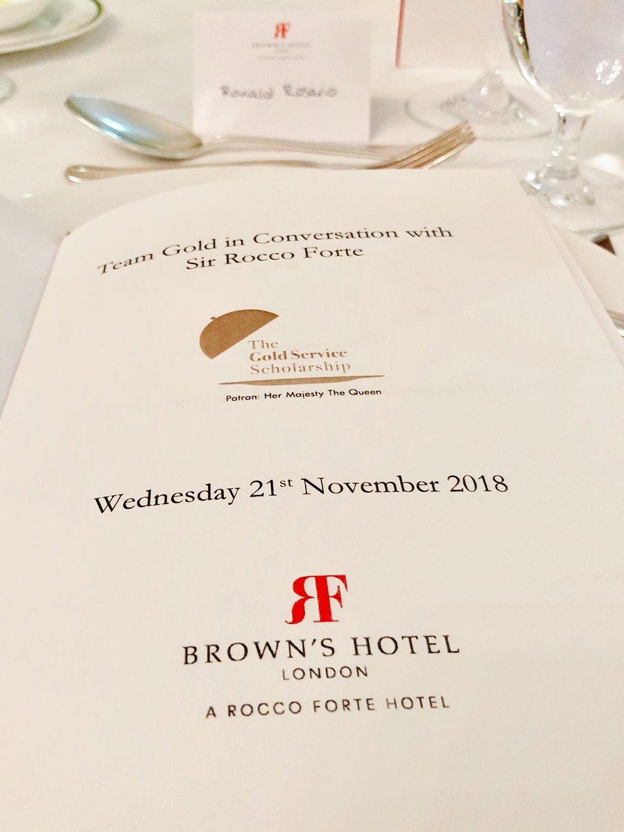 It was an absolute delight to be @Browns_Hotel with Sir Rocco Forte  sharing his experience and thoughts on  #hospitality #family #education #servicequality #networking #nevertoooldtostartabusiness #gooddeeds. A spectacular evening by @goldscholarship #teamgold. 🙏🏻