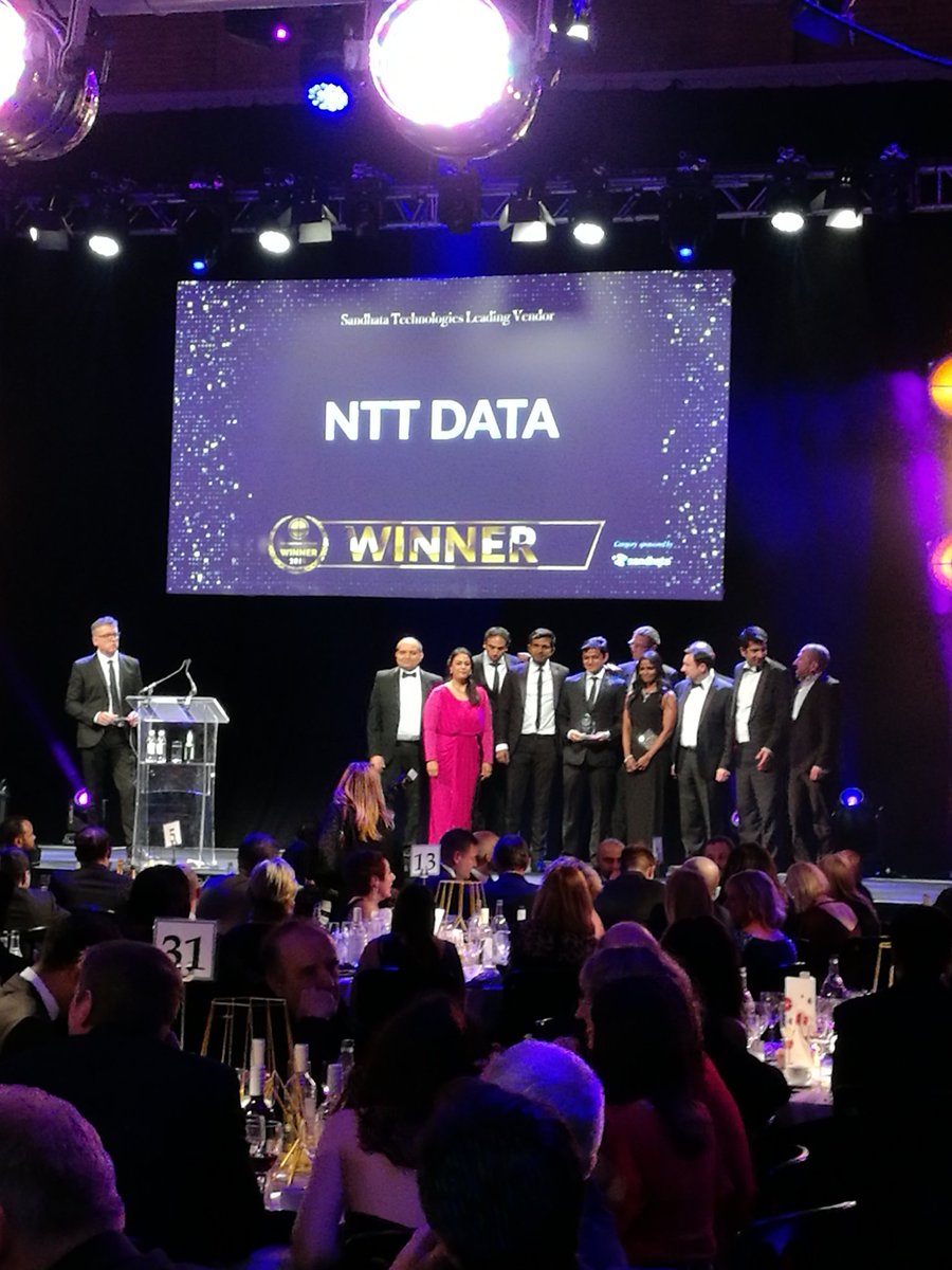 testmagazine's tweet photo. NTT DATA are winners of the Sandhata Technologies Leading Vendor award! #softwaretestingawards #europeansoftwaretestingawards #testmagazine #softwaretestingnews https://t.co/CFqQ37QzLA