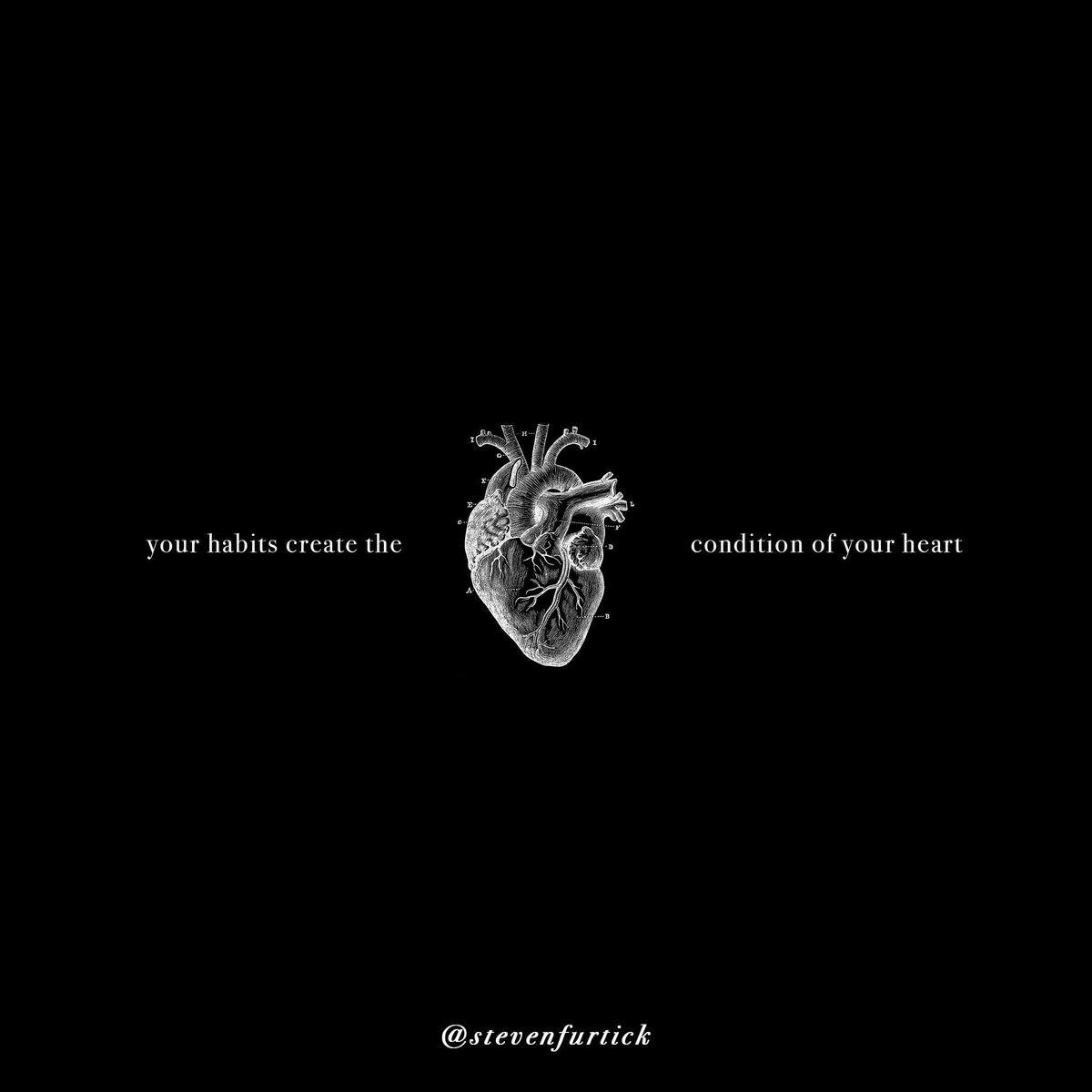 ElevationChurch's tweet photo. Your habits create the condition of your heart. https://t.co/TC7wGWyvWY