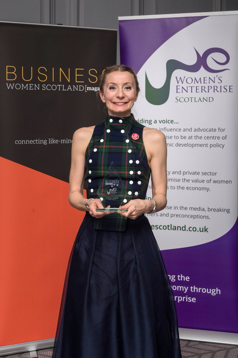 WEScotland's tweet photo. Congratulations to WES Ambassador Jo Chidley. 
Jo has just won Scale-Up Entrepreneur of the Year at the Great British Entrepreneur Awards in Edinburgh. She's also been listed as No.2 in the Top 25 Influencers in the Whos Who of Natural Beauty List. 
#WEScotland https://t.co/DJZYACZ2eI