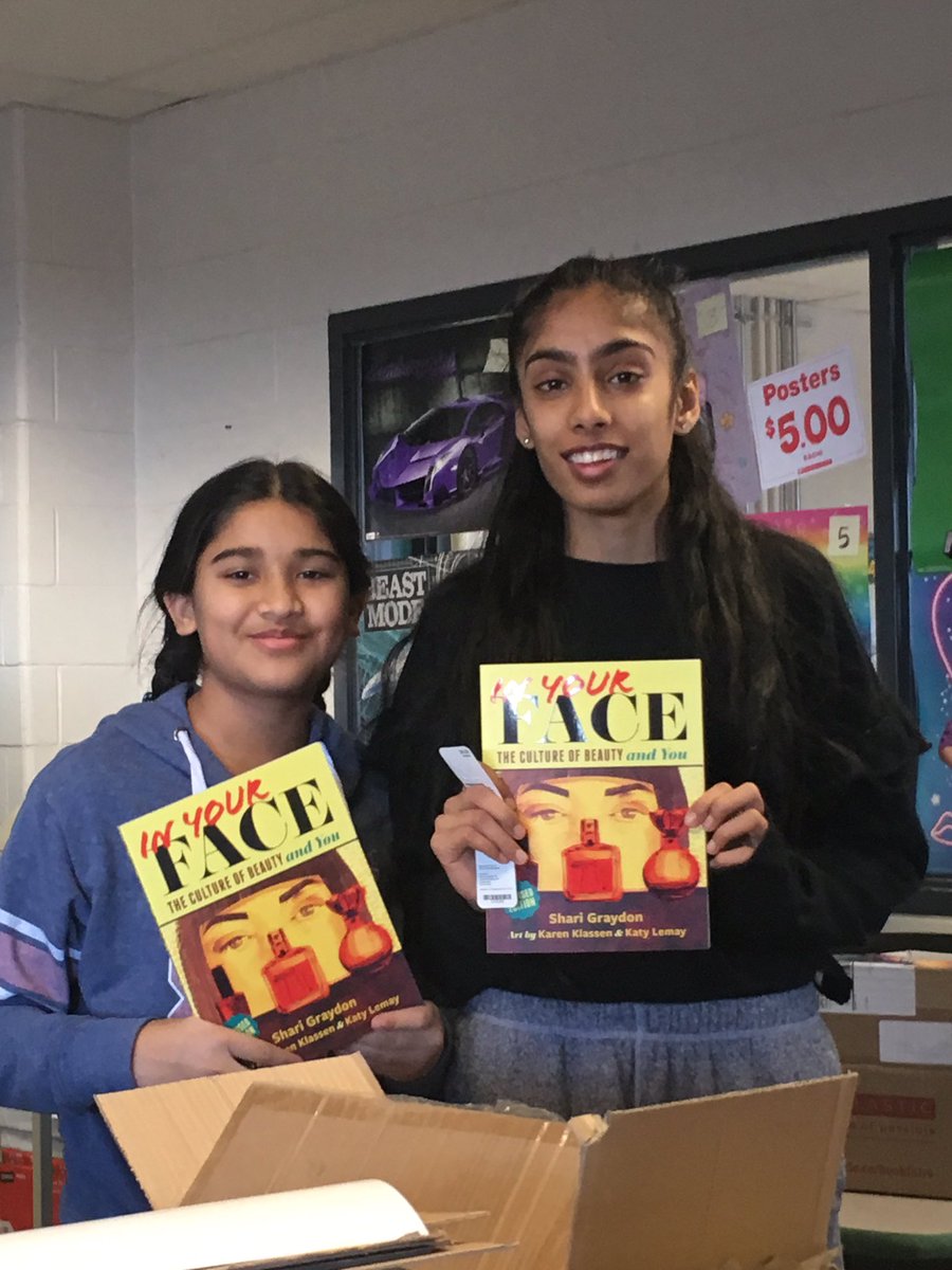 LLC_McCrimmon's tweet photo. Thank you @FirstBookCanada & @amazonca for these great new books for our students @McCr_MS #FBCHaul The word is now out! We are talking. Thx Mrs.deMelo-Walker for coming by & sharing your readings on the topic. Students: come get your free copy @LLC_McCrimmon while supplies last! https://t.co/gbmbF0w7Wk
