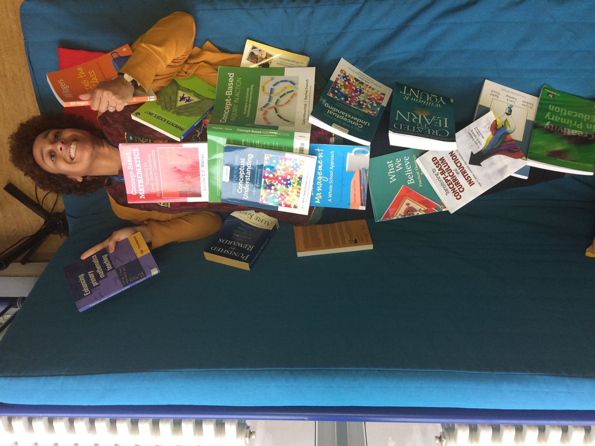 CMckells9's tweet photo. So many books, so little time!! Can you recommend a place where educators share book reviews? @isob_school #BookClub #pyp #inquirymindset #edchat #educators https://t.co/U7fPodCFFe