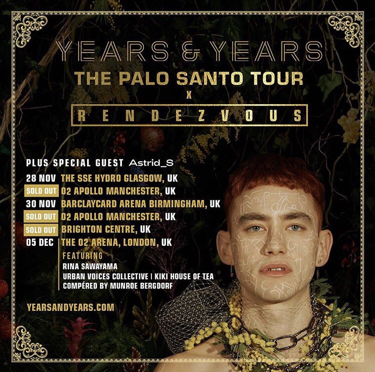 Urban Voices Collective (@uvcollective) on Twitter photo We are so excited to announce we are supporting <a href="/yearsandyears/">Years & Years</a> on 5th Dec at The O2... Kiki House of Tea, <a href="/JayJayRevlon/">The One They Call Jay Jay</a>, <a href="/rinasawayama/">RINA SLAYWAYAMA</a> and <a href="/astridsofficial/">ASTRID S</a> will also be performing on the night and <a href="/munroebergdorf/">Munroe Bergdorf</a> will be our compere for the evening 🌈🌈🌈 We are so excited to announce we are supporting <a href="/yearsandyears/">Years & Years</a> on 5th Dec at The O2... Kiki House of Tea, <a href="/JayJayRevlon/">The One They Call Jay Jay</a>, <a href="/rinasawayama/">RINA SLAYWAYAMA</a> and <a href="/astridsofficial/">ASTRID S</a> will also be performing on the night and <a href="/munroebergdorf/">Munroe Bergdorf</a> will be our compere for the evening 🌈🌈🌈