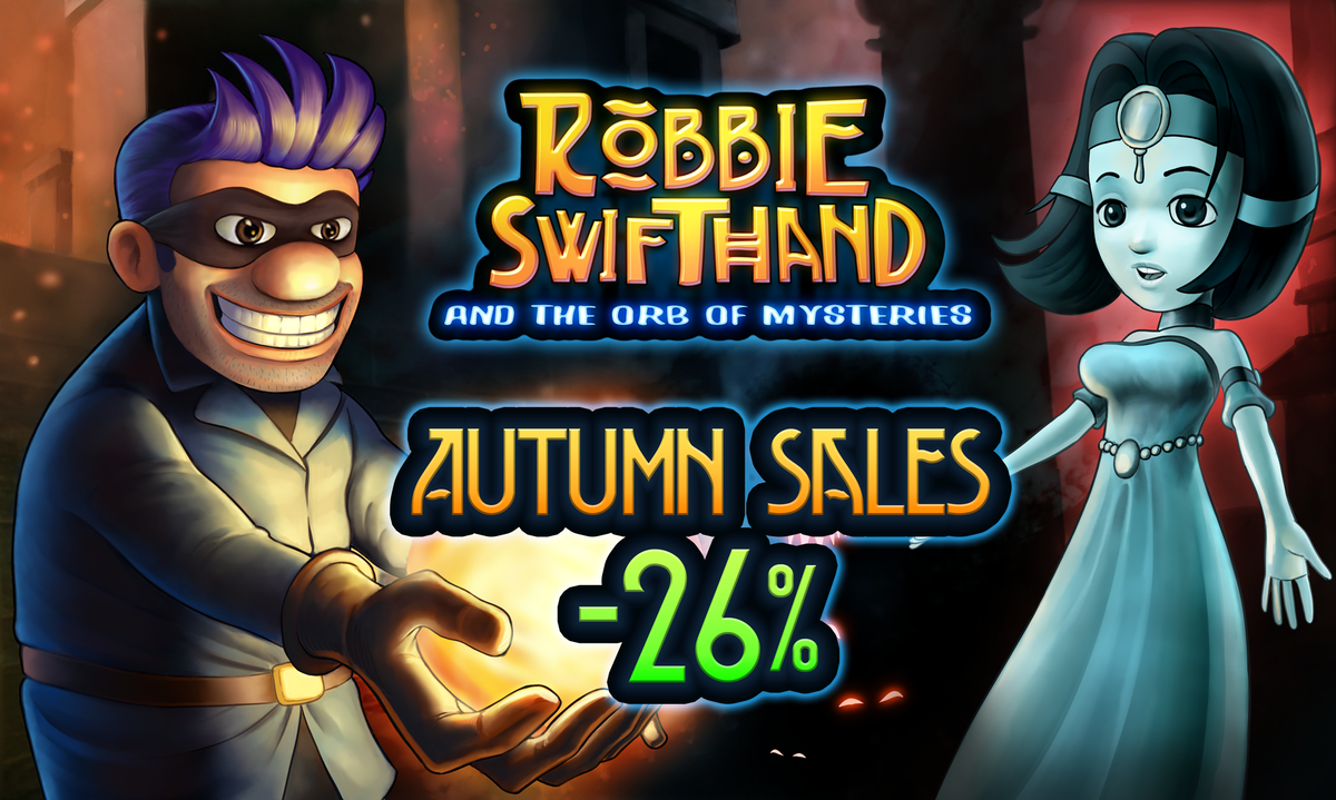 THELilSpirit's tweet photo. #AUTUMN #STEAMSALES ARE UP ... FRIENDS!!! 

GET #ROBBIESWIFTHAND NOW FOR LESS THAN 10$!
https://t.co/ObCMQxyWss

🔁 #RT AND ❤️ #LIKE TO HELP ME SPREAD THE WORD .. FRIENDS!!

#gamingcommunity #indiegame #gamers #IndieGameDev #indiedev https://t.co/gLBrRFKFFZ