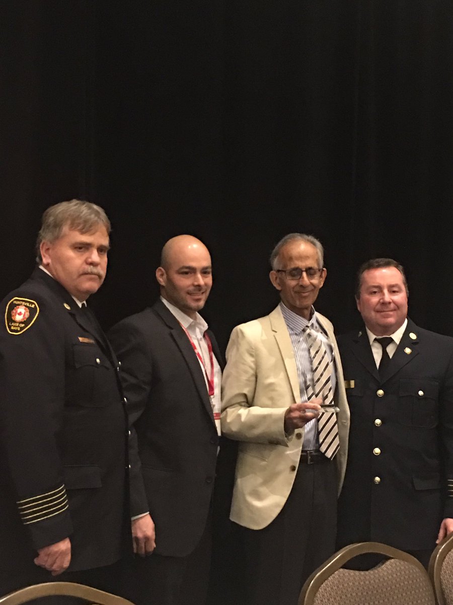 A standing ovation at the Awards Luncheon for the 2018 Alf Stone Award recipient Al Suleman presented by <a href="/JimJessop/">Jim Jessop</a>, sponsor <a href="/MikeStoneAJS/">Mike Stone</a> and President <a href="/stephen_hernen/">Stephen Hernen</a>  #OAFCAGM18 <a href="/AJStoneCompany/">A.J. Stone Company Ltd.</a> a
